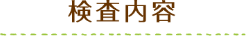 検査内容